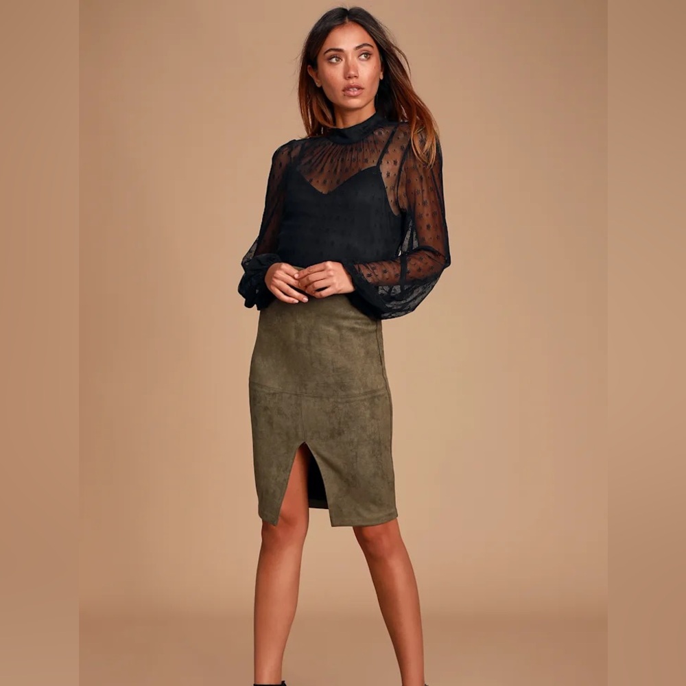Lulus Sheer Mesh Long Sleeve Bodysuit